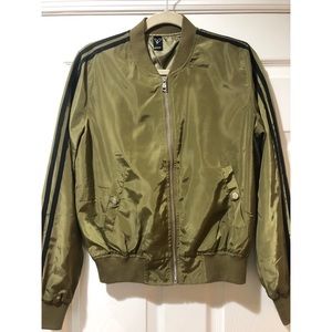 Olive Green Bomber Jacket